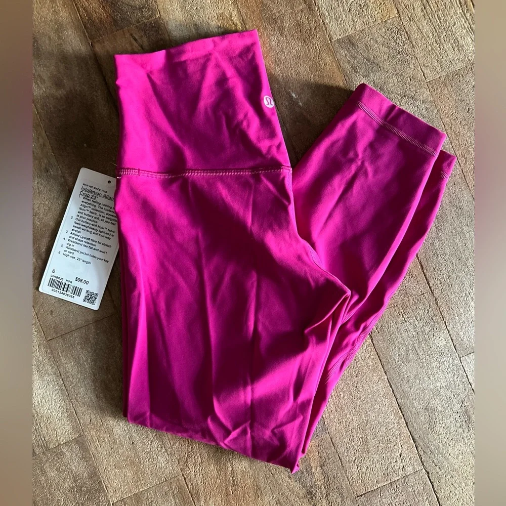 NWT Lululemon Align 23” Ripened Raspberry - Picture 7 of 9